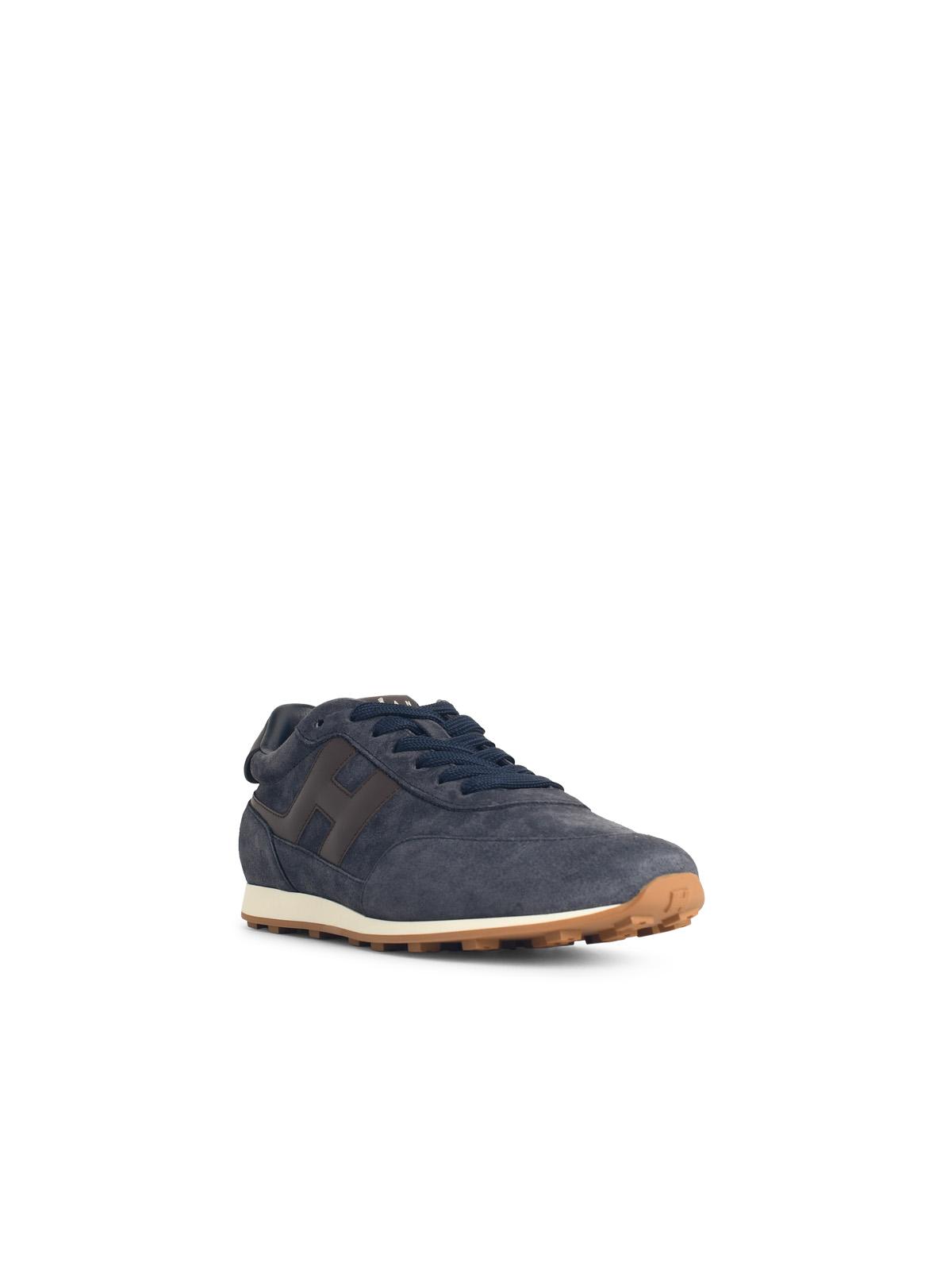 'Athletic' Blue Suede Sneakers