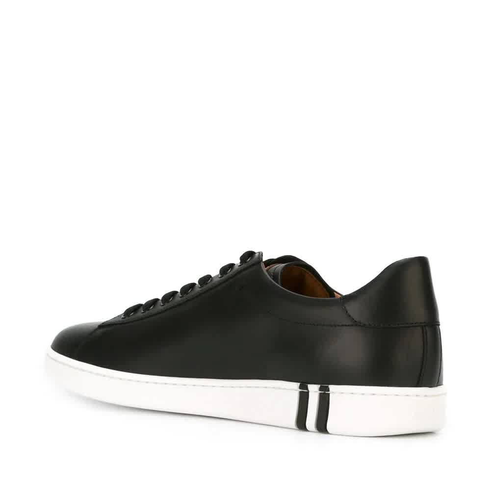 Bally Men's Black Asher Low Top Leather Sneaker