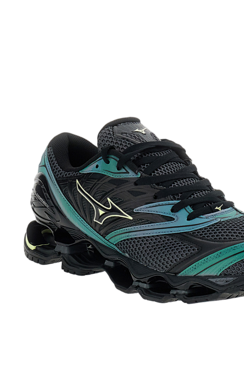 Black Mesh Wave Prophecy LS Sneakers
