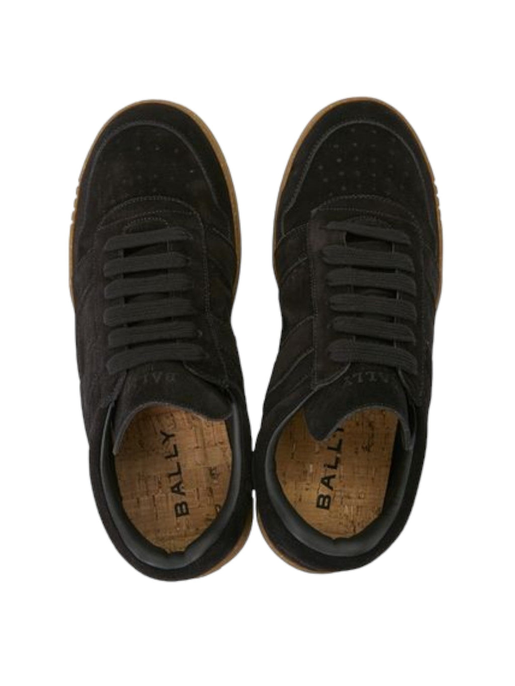 Bally Weky Men's 6303320 Black Suede Sneakers