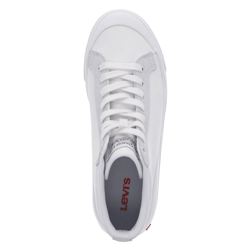 Levi's Mens LS1 Canvas and Suede Hightop Casual Sneaker Shoe