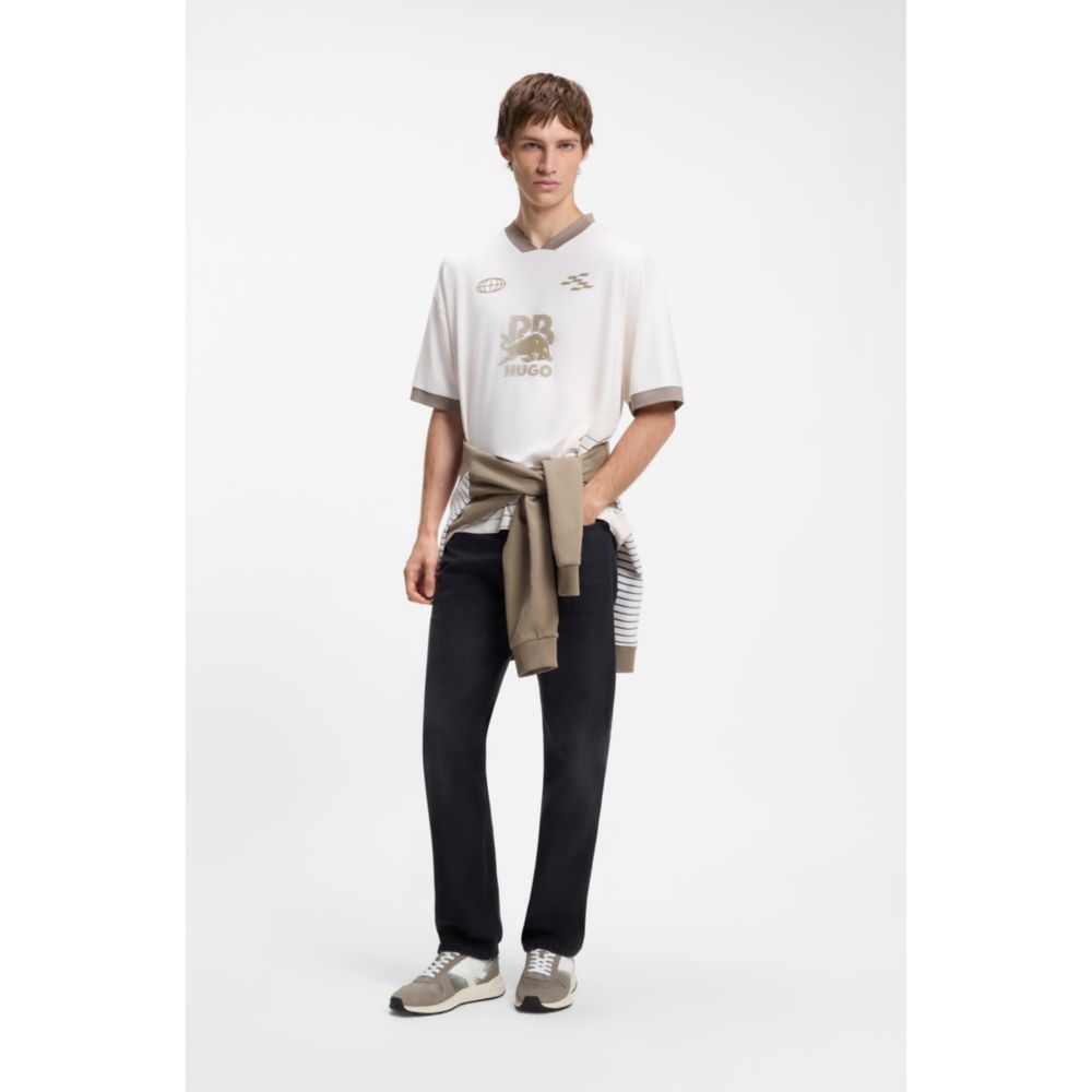HUGO x RB sneakers with bull motif