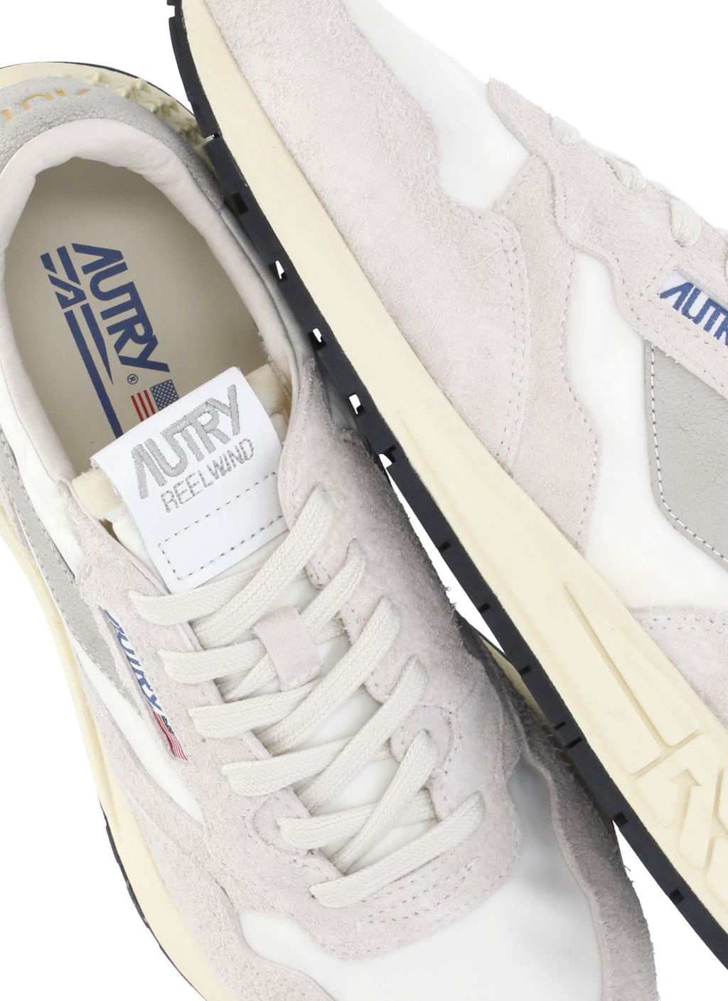 Ivory Pebbled Leather Sneakers