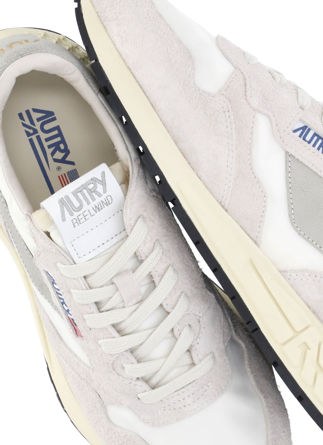 Ivory Pebbled Leather Sneakers