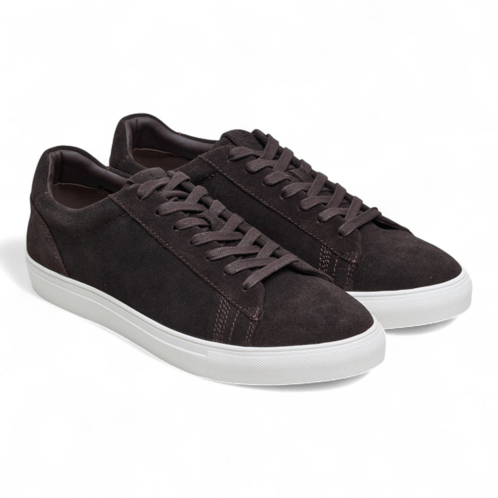 Antique Rogue Men’s Brown Suede Leather Trainer Sneaker Shoes - Gibbs