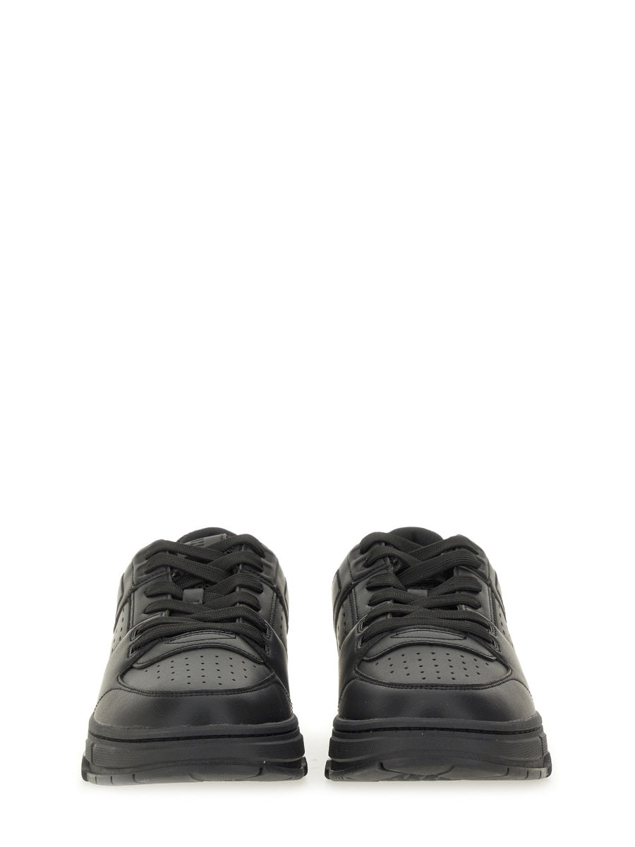 Low-Top Mesh-Detailed Polyester Sneakers