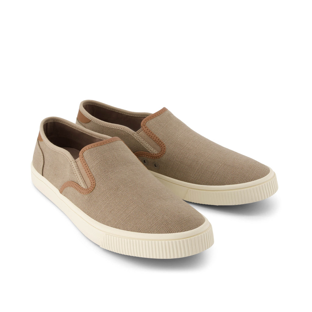 Baja Taupe Heritage Canvas Slip On Sneaker