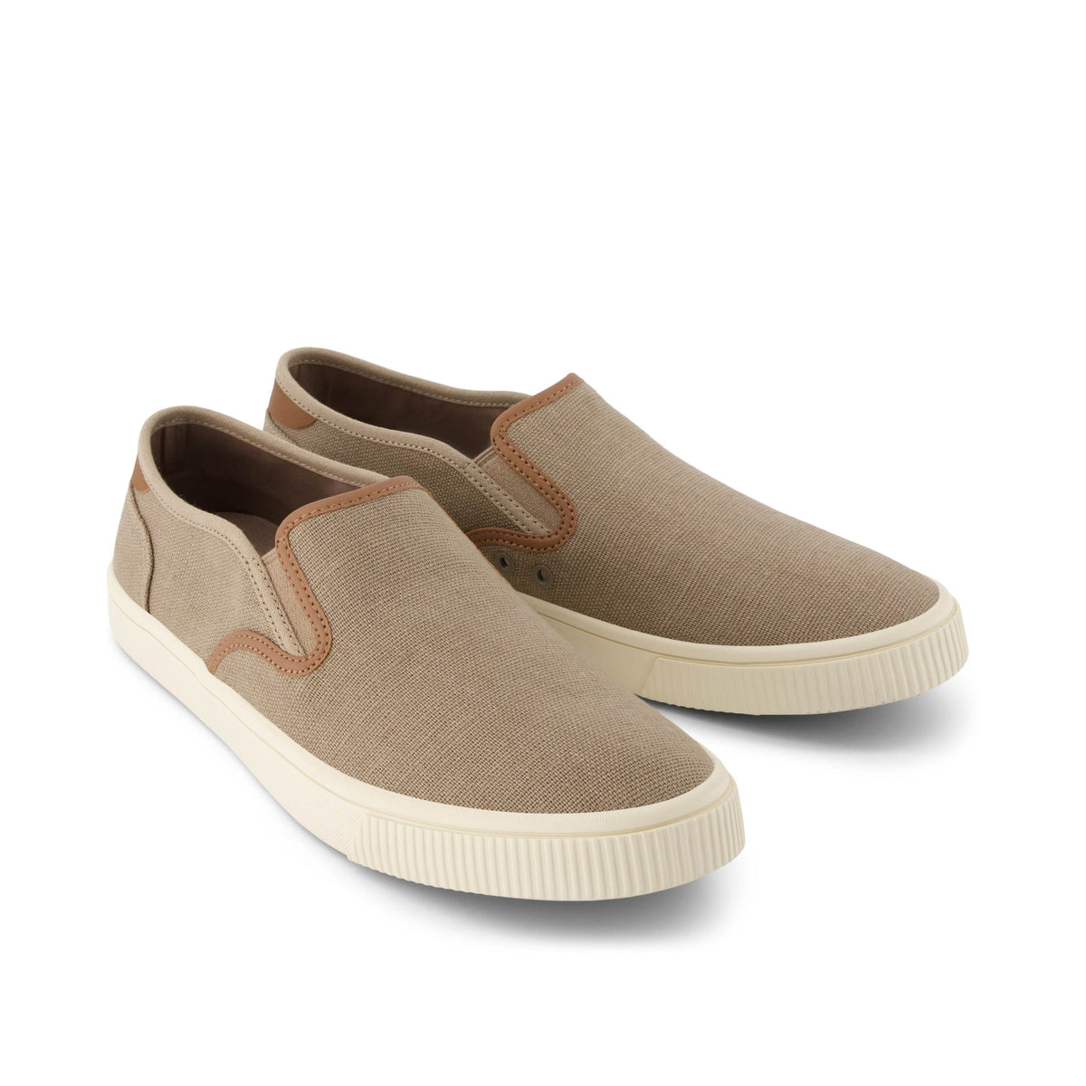 Baja Taupe Heritage Canvas Slip On Sneaker
