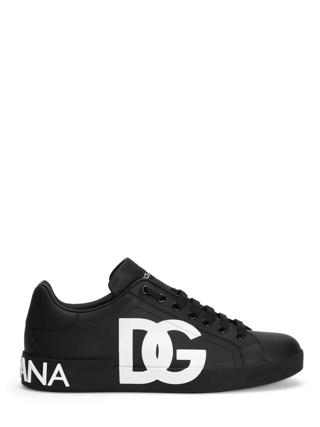 Low-Top Sneakers With Bold Branding And Smooth Finish