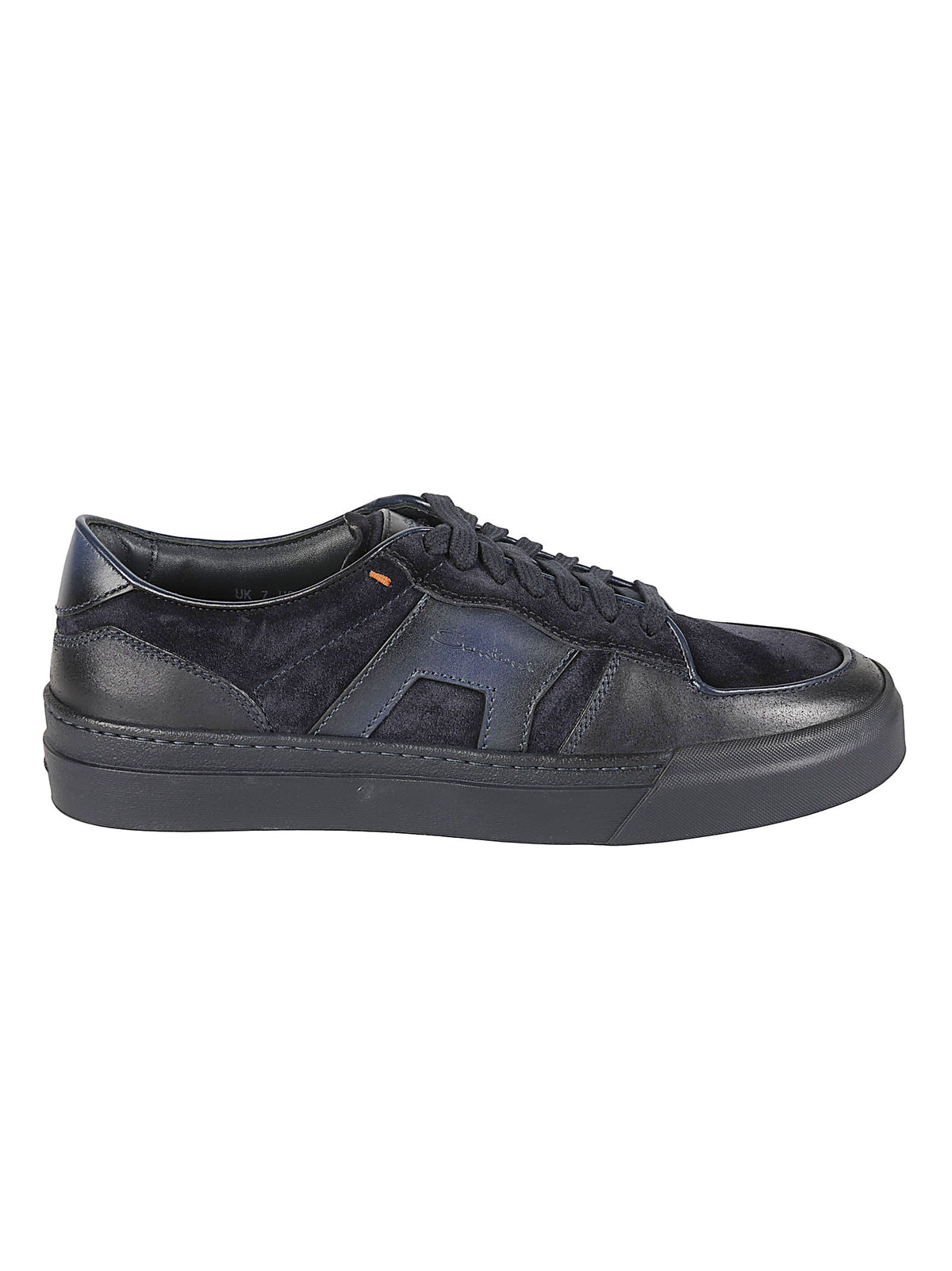 DBS Sport Black Low-Top Calfskin Sneakers