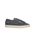 Grey Windscape Suede Low-Top Vintage Sneakers