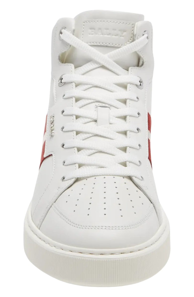 Bally Myles 6237763 Men's White Calf Leather Sneakers