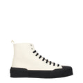 Jil Sander Fabric High Top Men's Sneakers