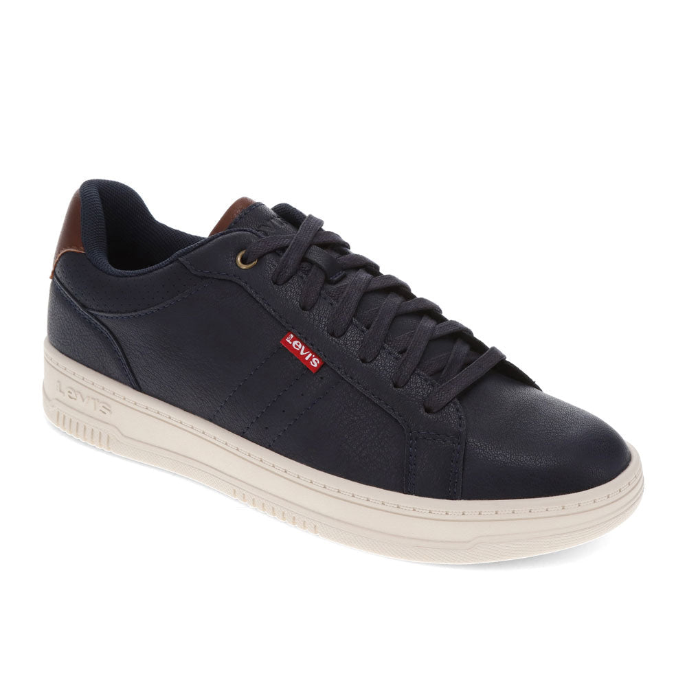Levi's Mens Carson Synthetic Leather Casual Lace Up Sneaker Shoe