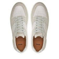 Hugo Boss Men's Gary Suede Leather Tennis Sneakers, Open White