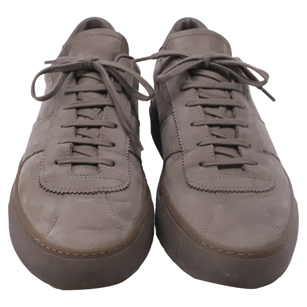 Common Projects Tennis Low-Top Sneakers in Grey Leather