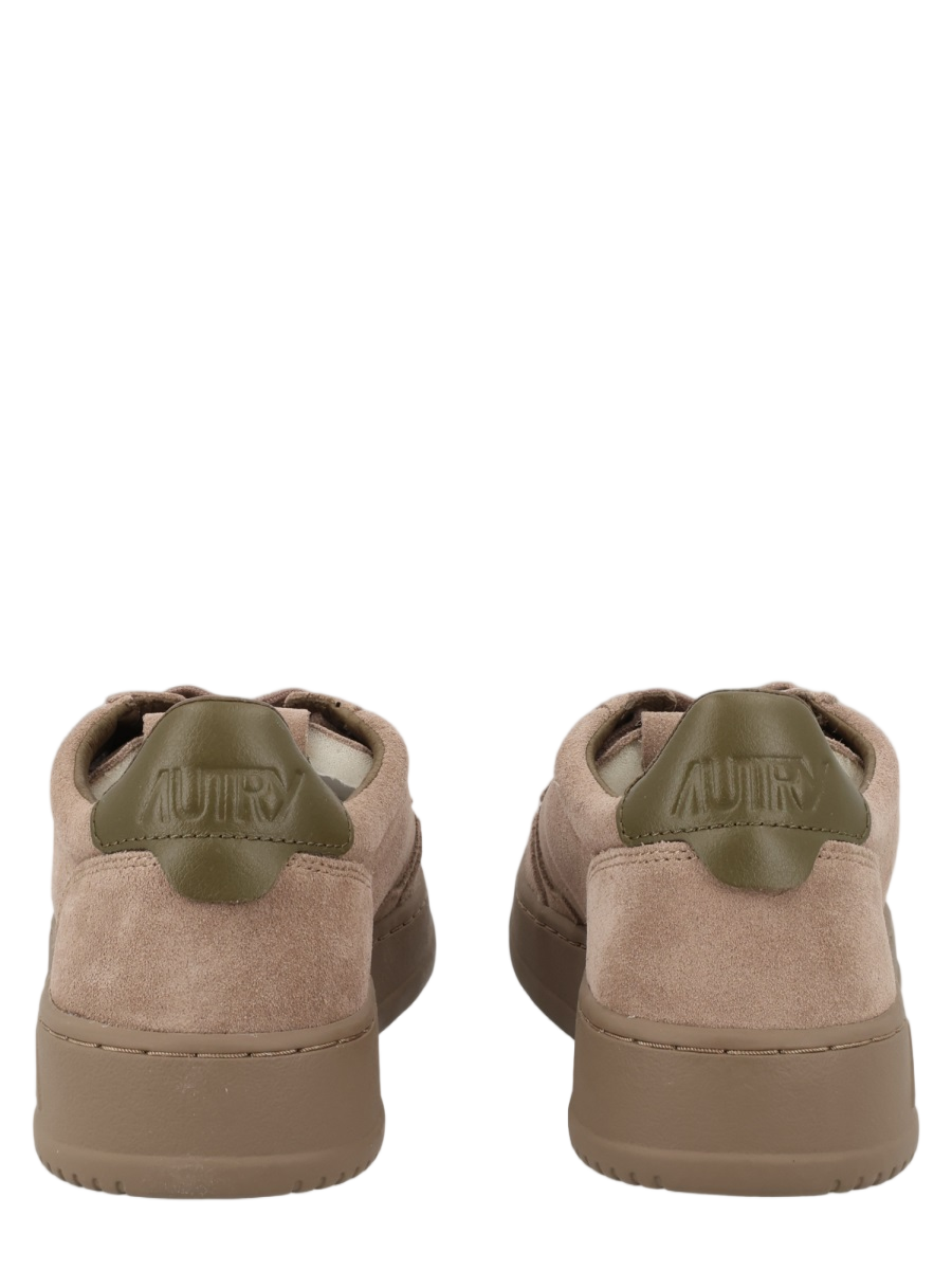 Medalist Low Embossed Suede Sneakers