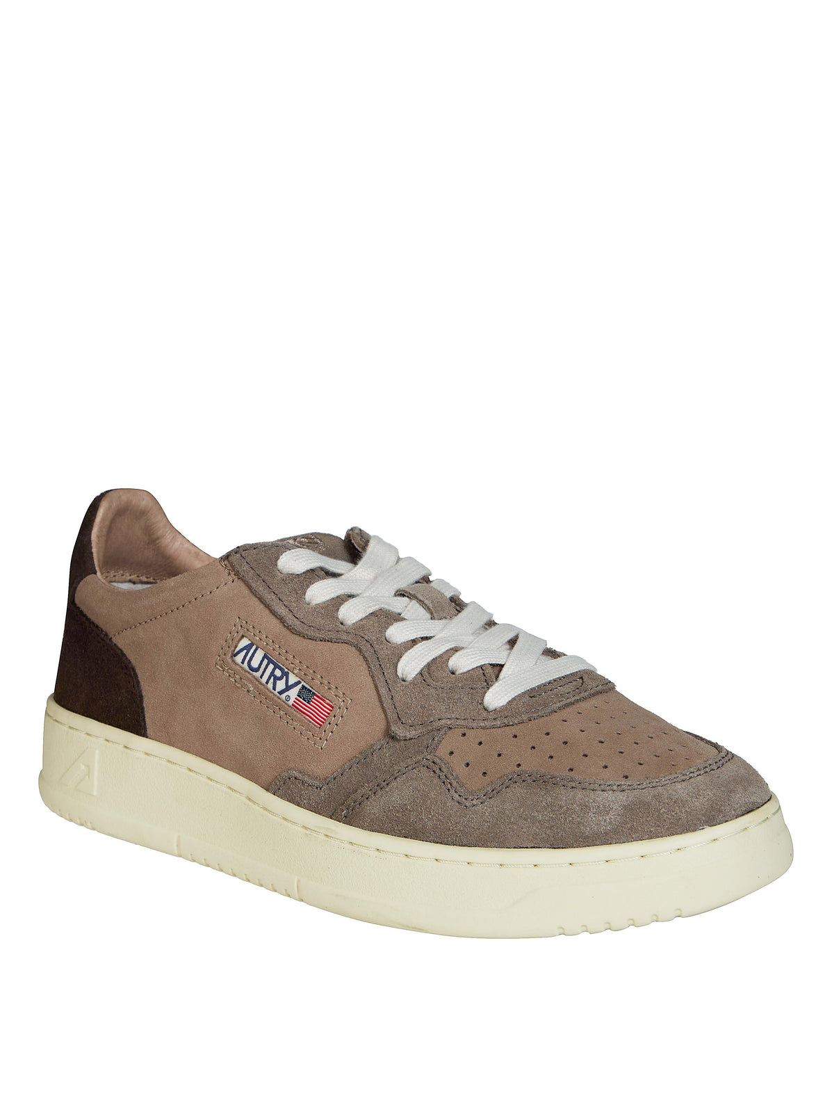 Brown Medalist Low Suede Sneakers