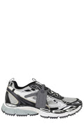 Gray-Black Be Right Back Mesh Leather Low-Top Sneakers