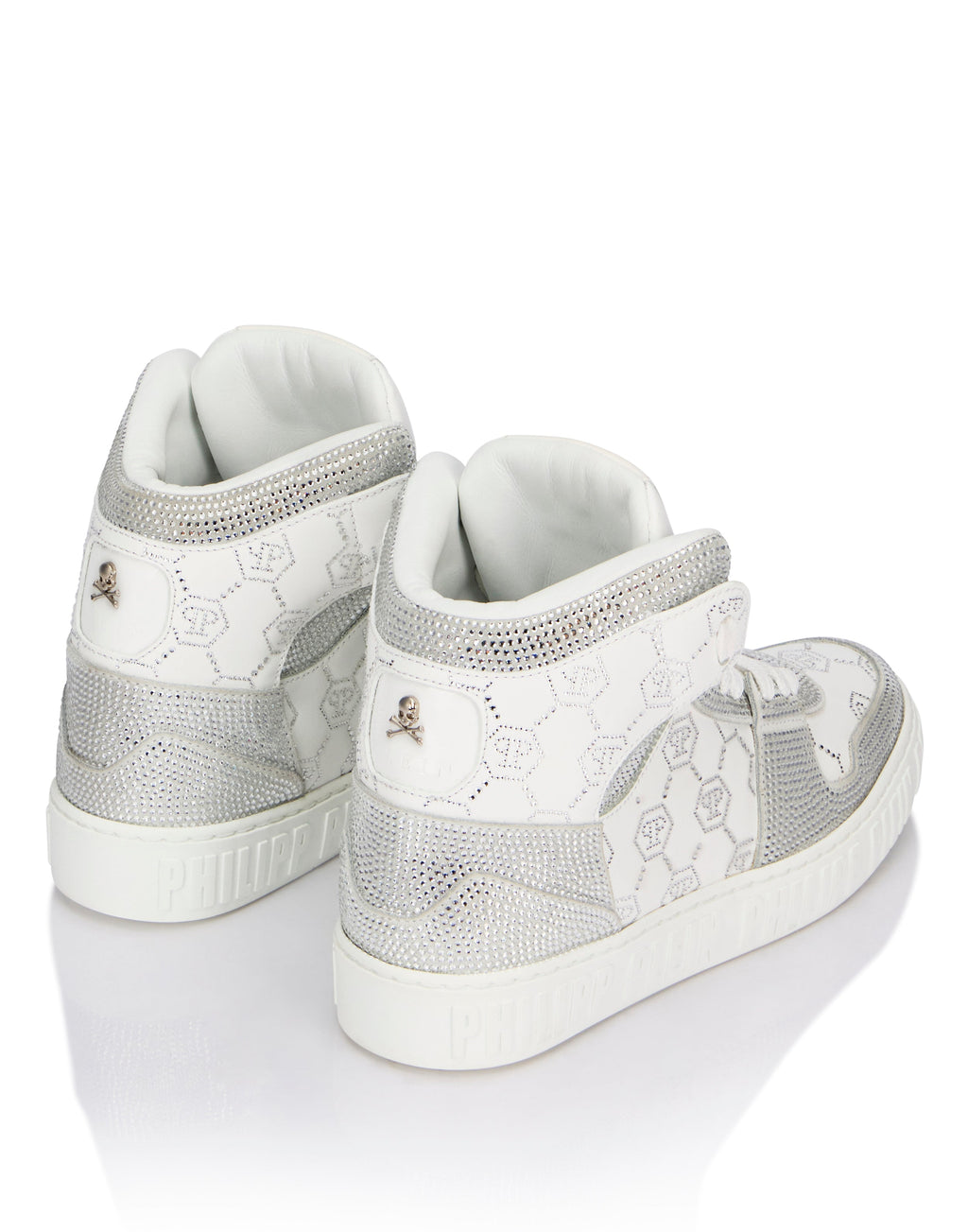 High Top Sneakers Carson Monogram Strass