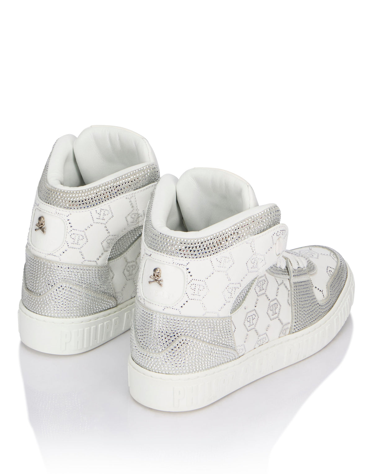 High Top Sneakers Carson Monogram Strass