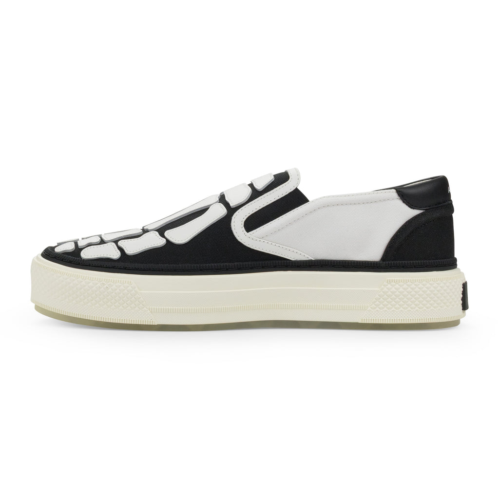 Amiri White/Black Skel Top Slip On Sneakers