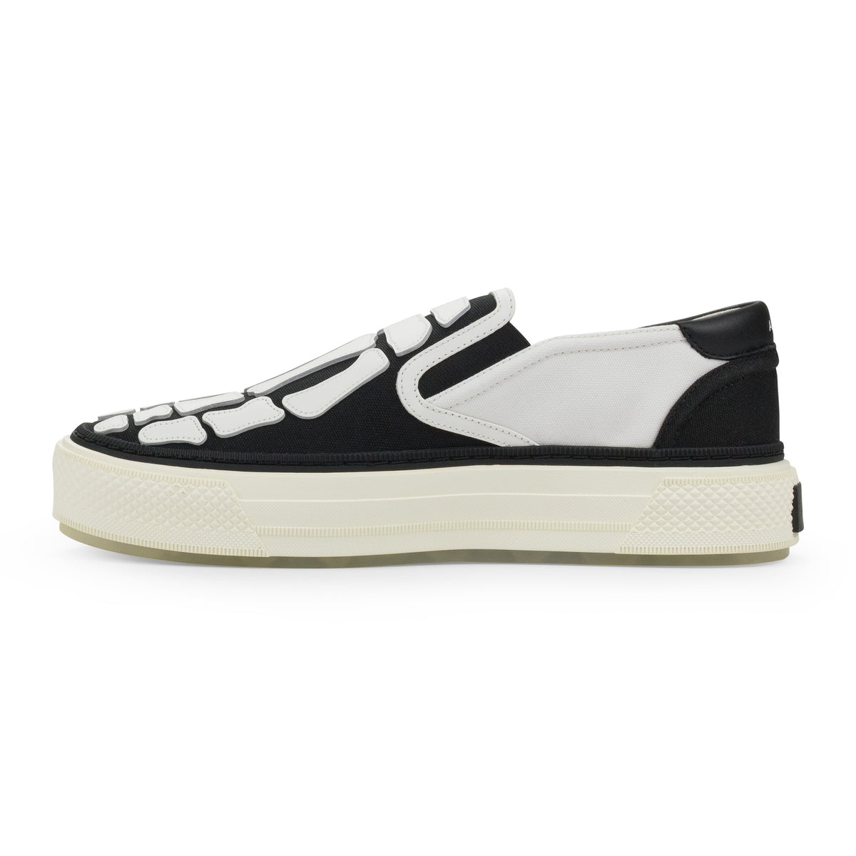 Amiri White/Black Skel Top Slip On Sneakers