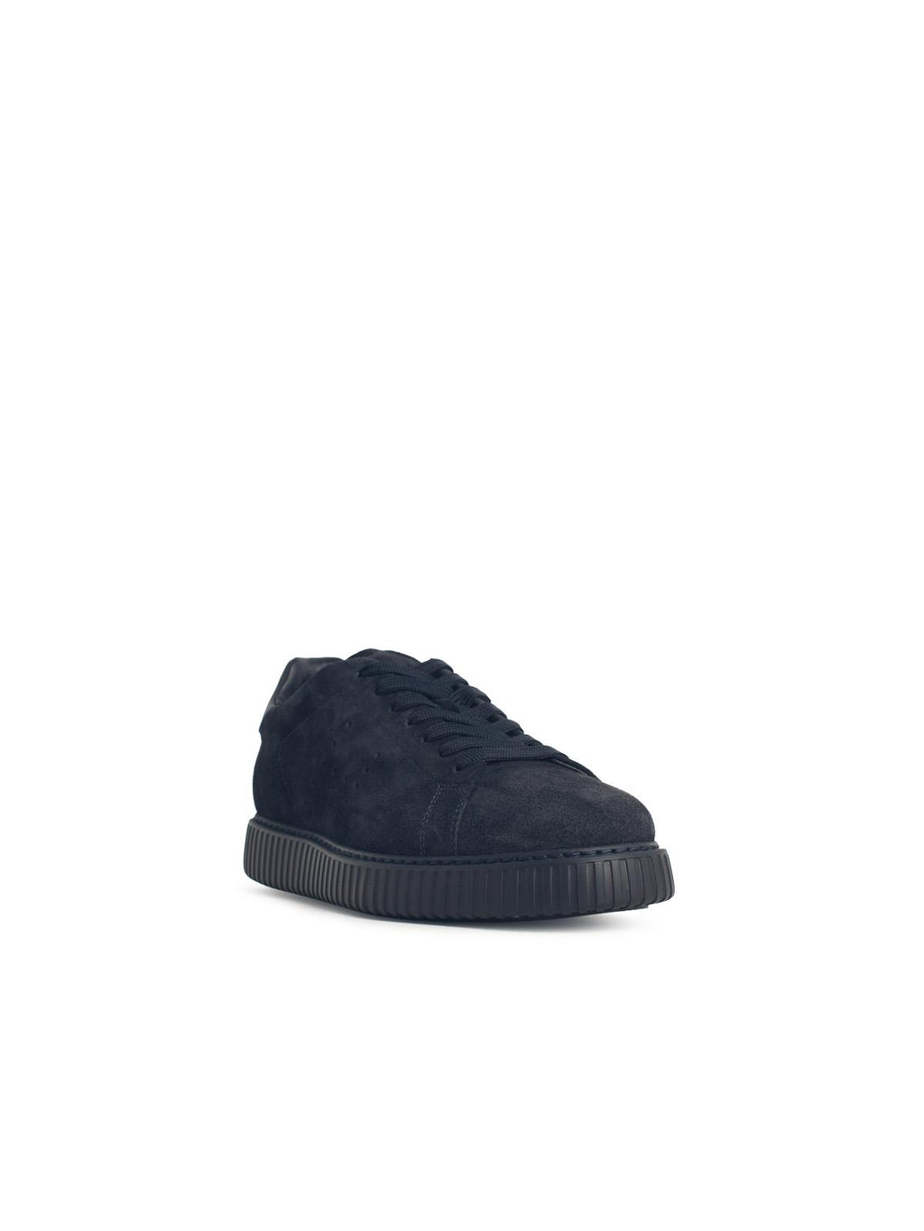 'H Stripes' Blue Suede Sneakers