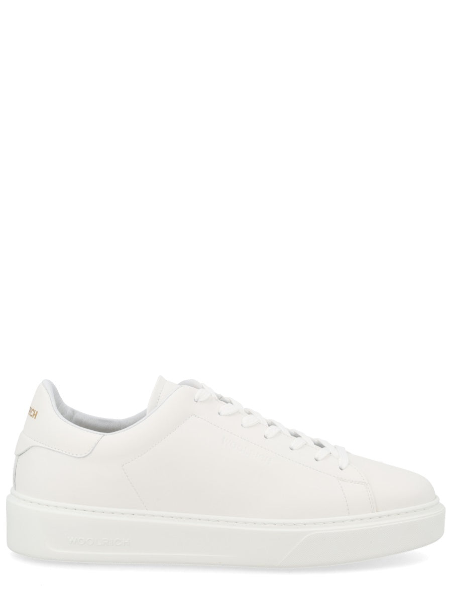 Classic Court Monochromatic Leather Sneakers