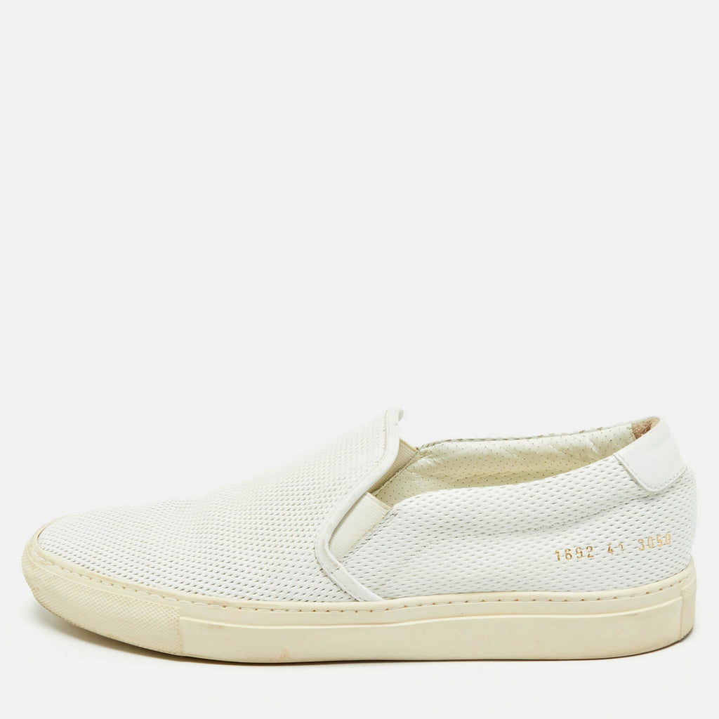 Common Projects White Leather Low Top Sneakers