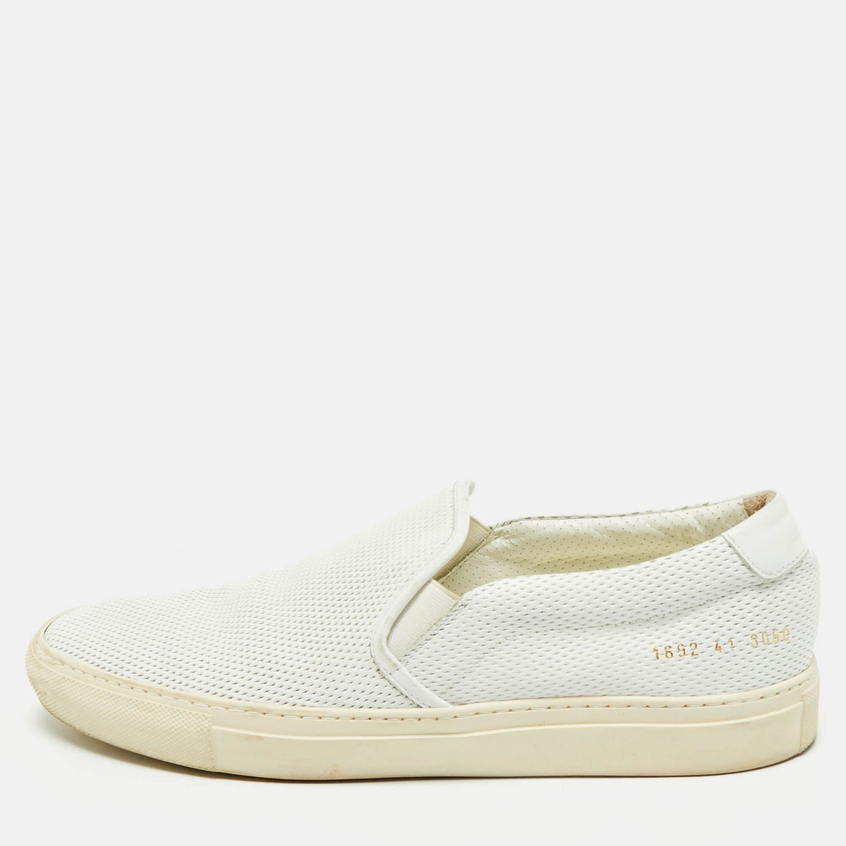 Common Projects White Leather Low Top Sneakers