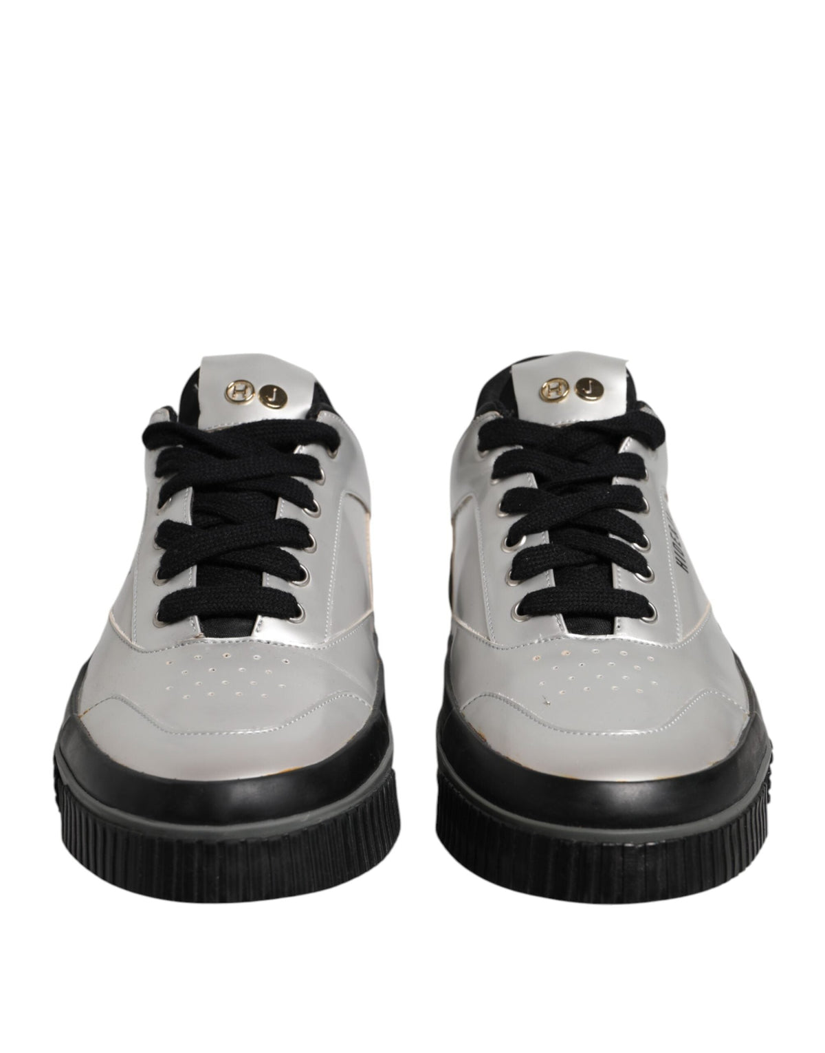 HIDE & JACK Metallic Low Top Lace Up Sneakers Men's Shoes (Pre-Owned)