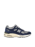 Blue/Alloy Suede Synthetic Mesh Sneakers
