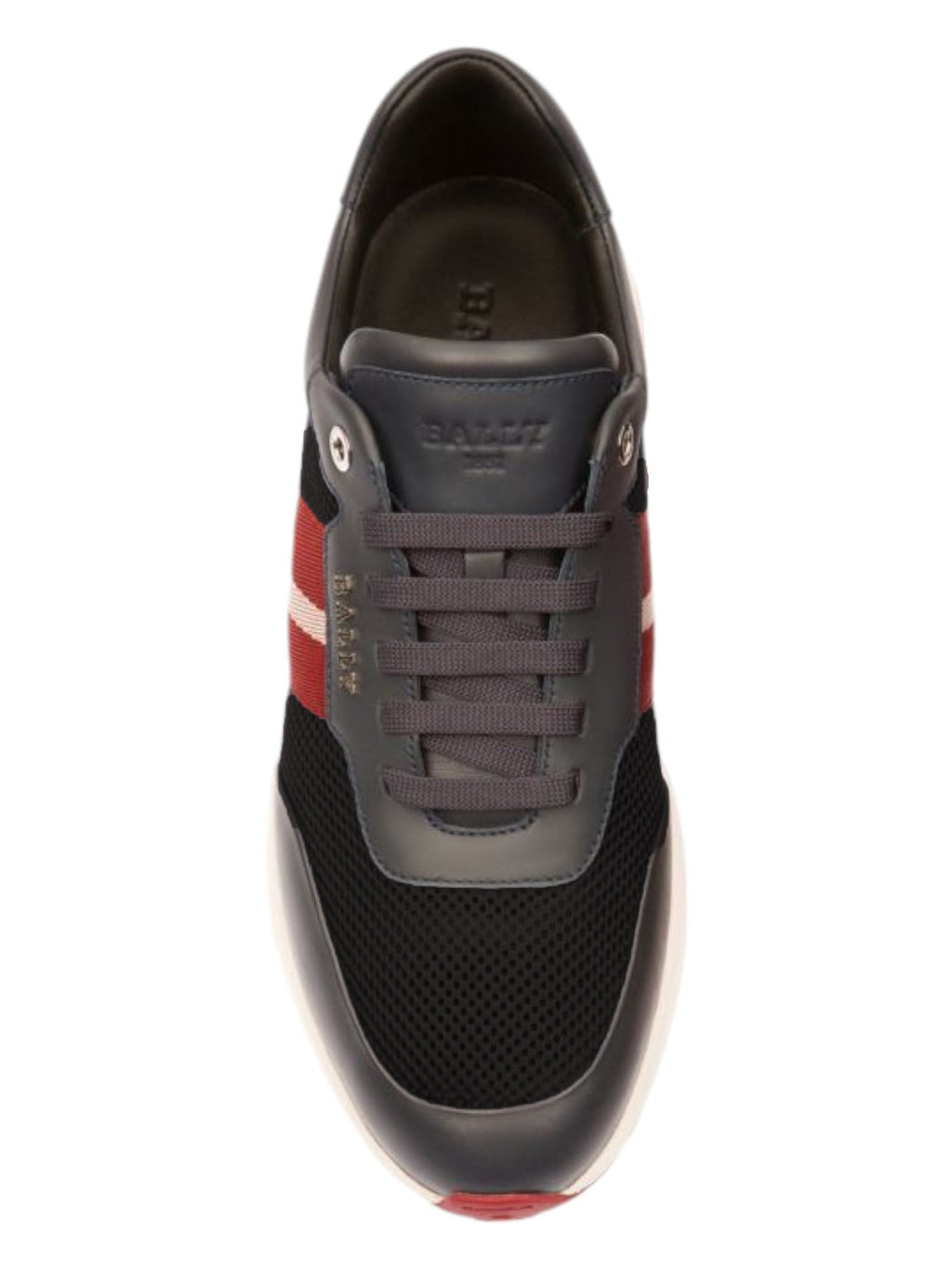 Bally Daryn-T 6300449 Men's Black Mesh & Leather Sneakers