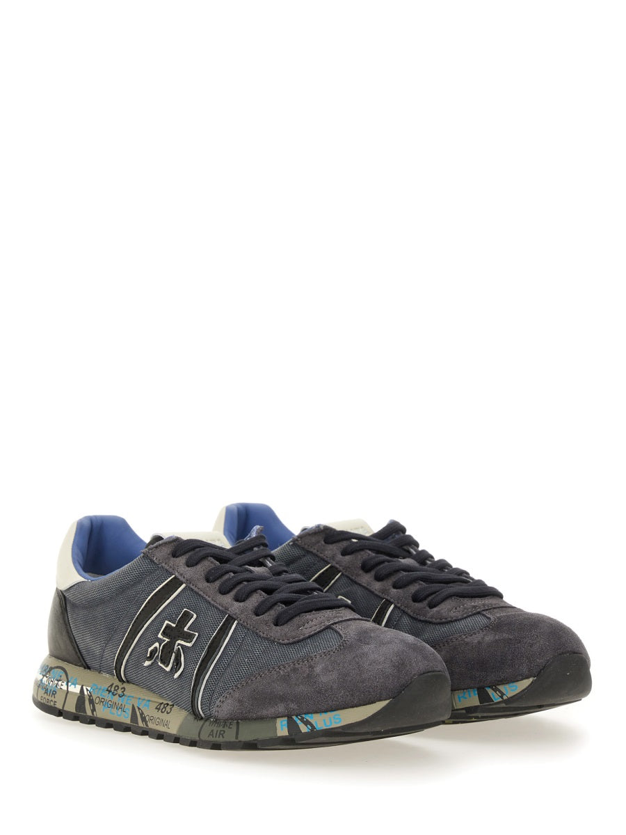 Lucy 7770 Low Profile Suede Mesh Sneakers