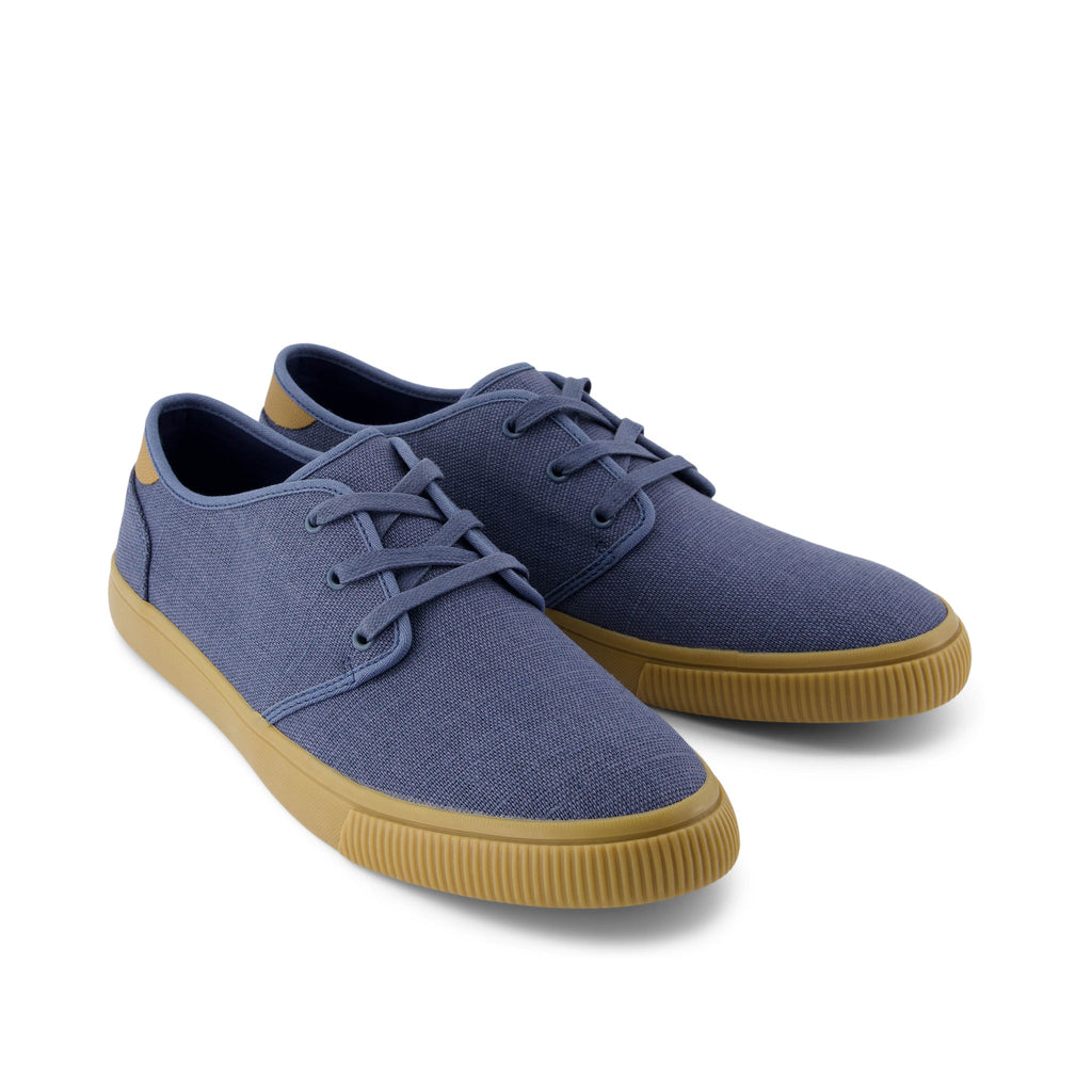 Carlo Slate Blue Heritage Canvas Lace-Up Sneaker