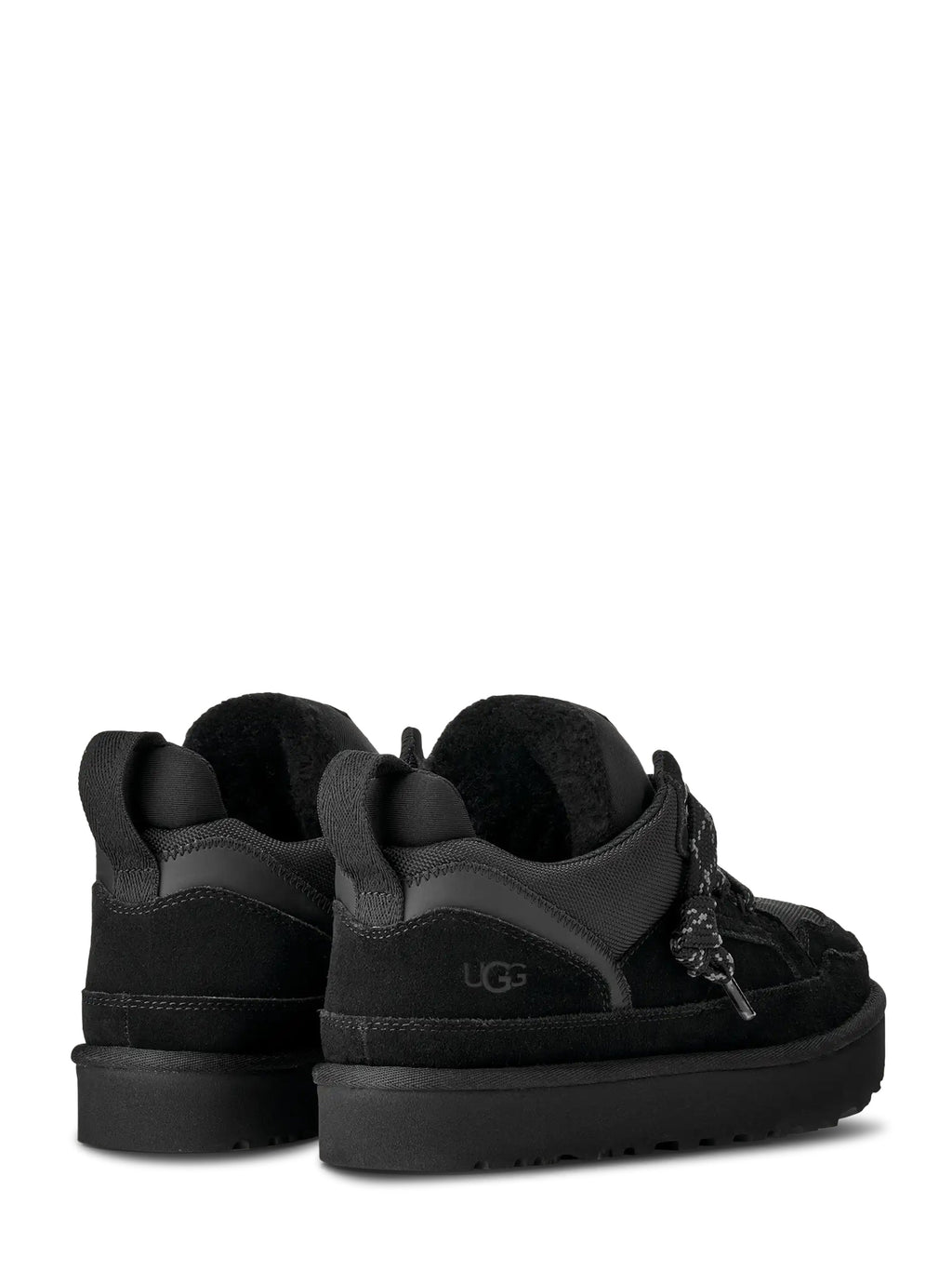 Low-Top Sneakers with Textured Panels and Sturdy Sole