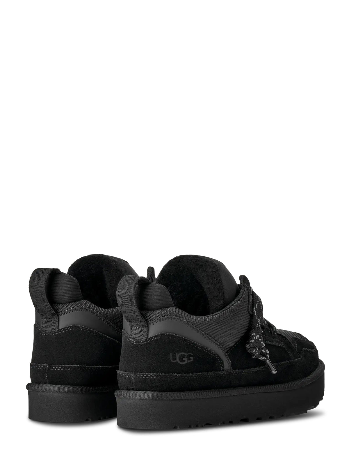 Low-Top Sneakers with Textured Panels and Sturdy Sole