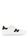 Low-Top Sneakers with Contrasting Heel Tab and Signature Logo