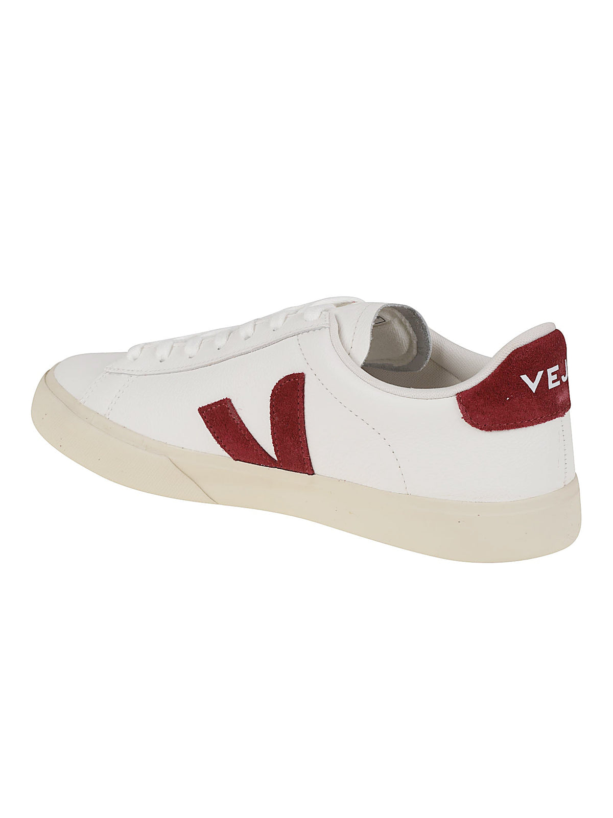 Campo Low-Top Eco Leather Red Suede Sneakers