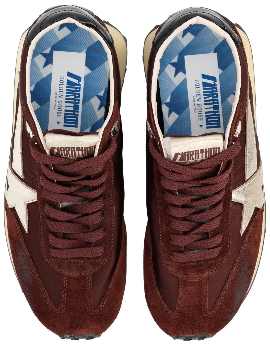 Marathon Suede Deep Reddish Sneakers