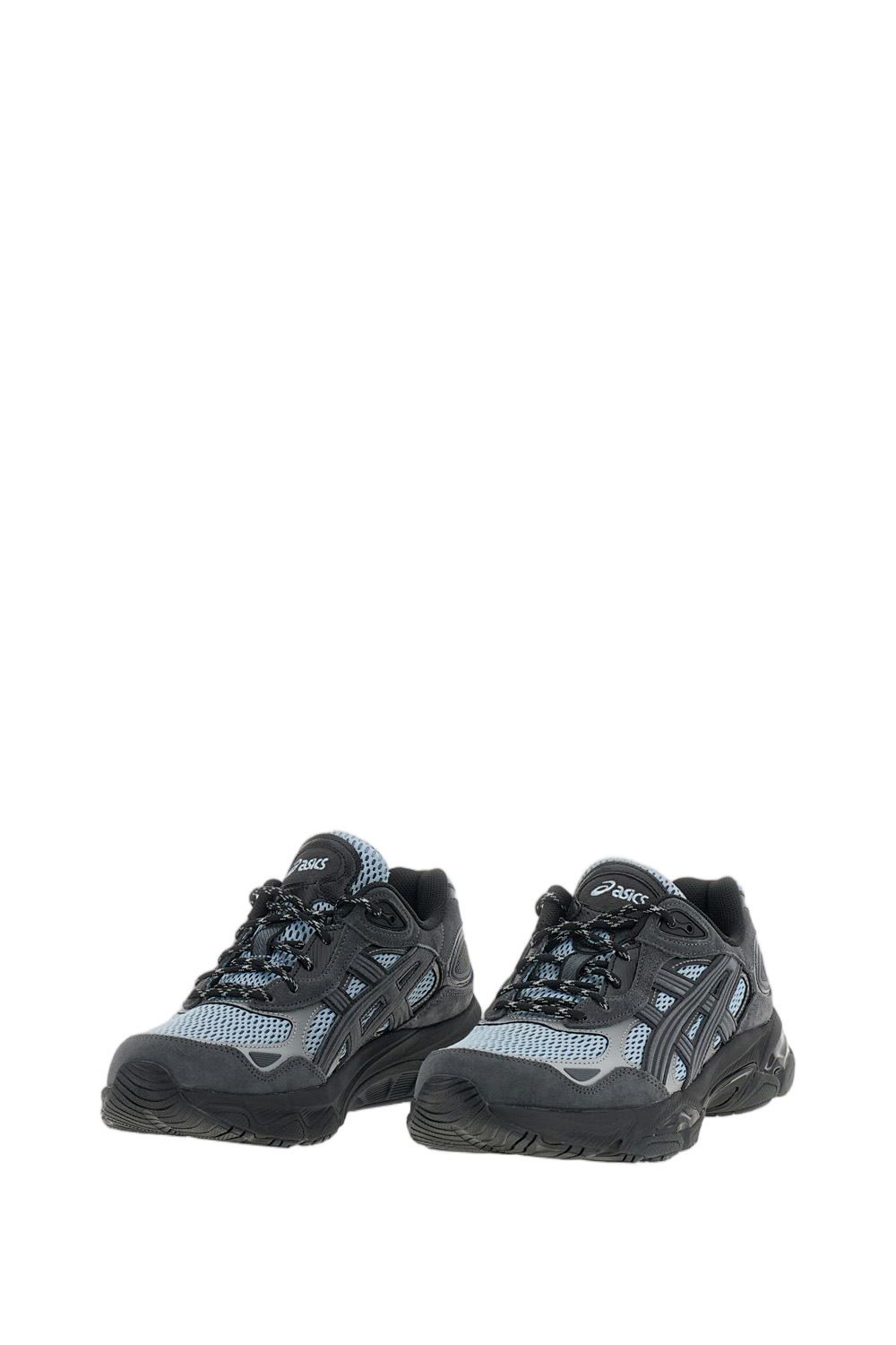 Blue Gel-NYC 2.0 Suede Mesh Low-Top Sneakers