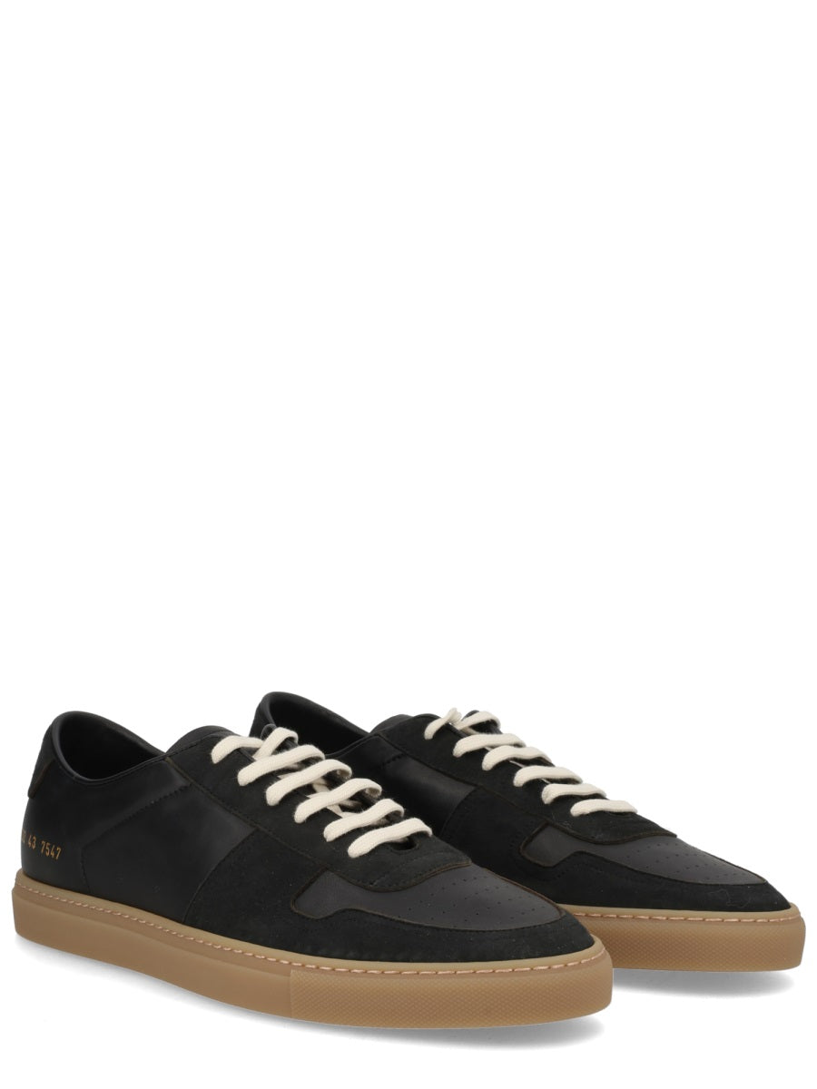 Black Bball Suede Accents Low-Top Sneakers