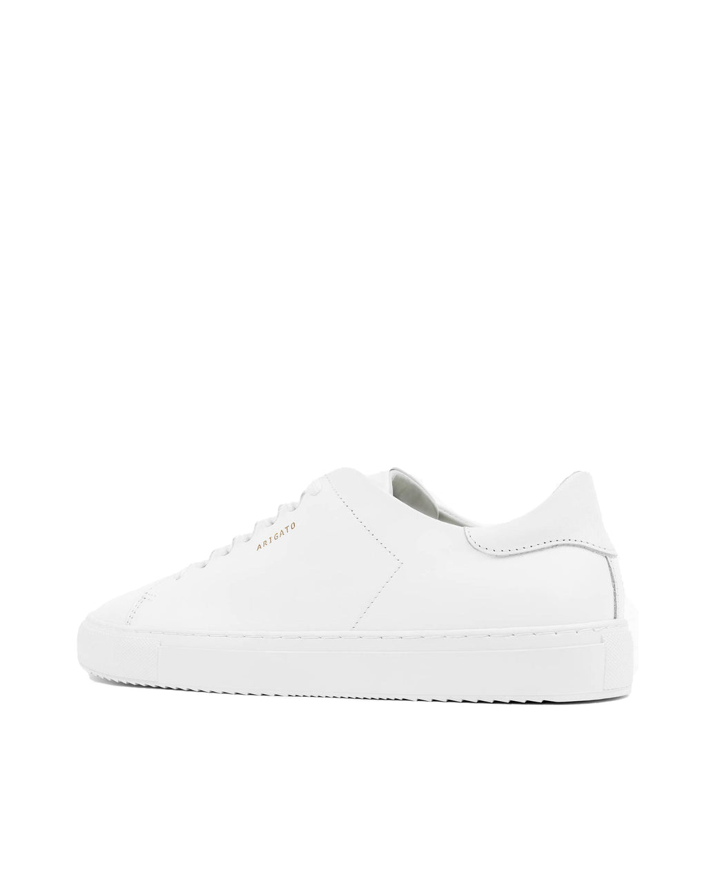 Clean 90 White Low-Top Sneakers with Gold Logo Detail