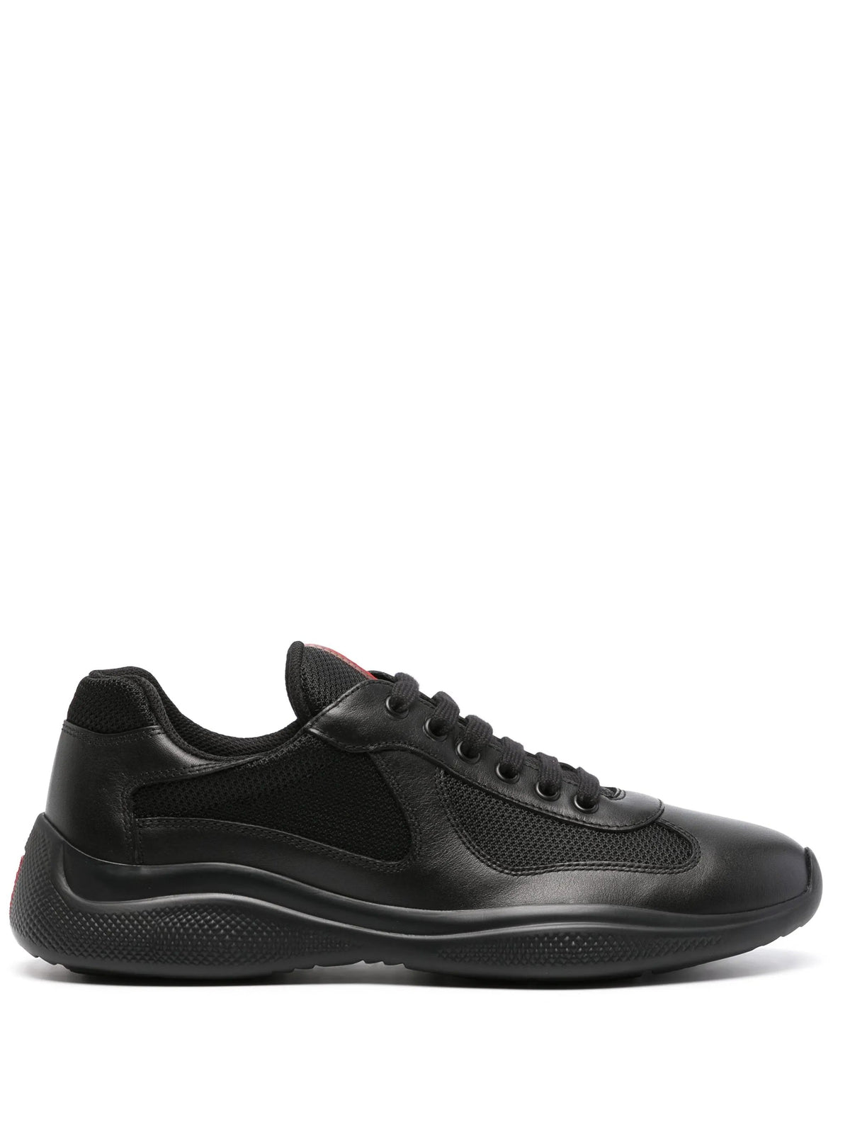 Black New America`S Cup Mesh Sneakers