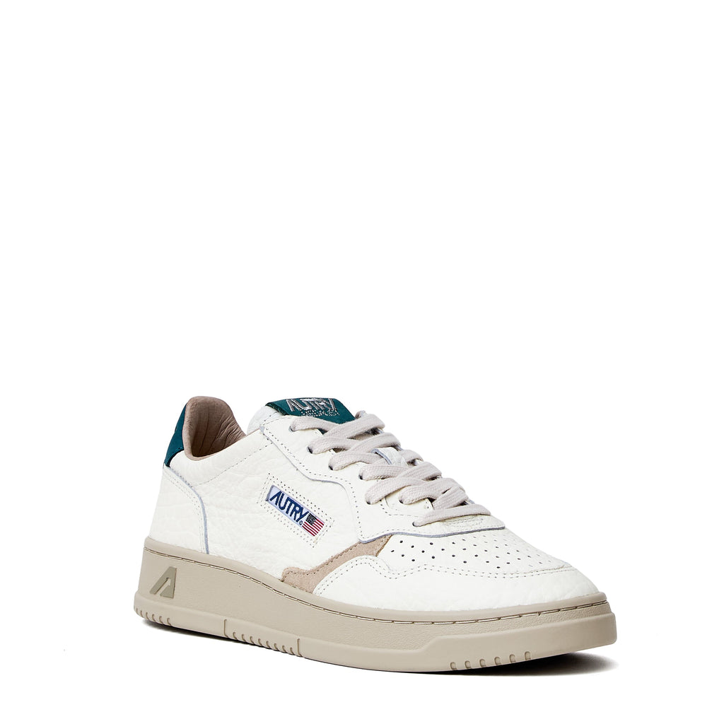 Elephant Dark Sea Medalist Low Leather Sneakers