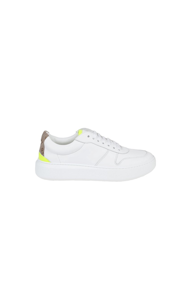 Herno Men Sneakers Sh001Um-Shoe6 B.co/giallo