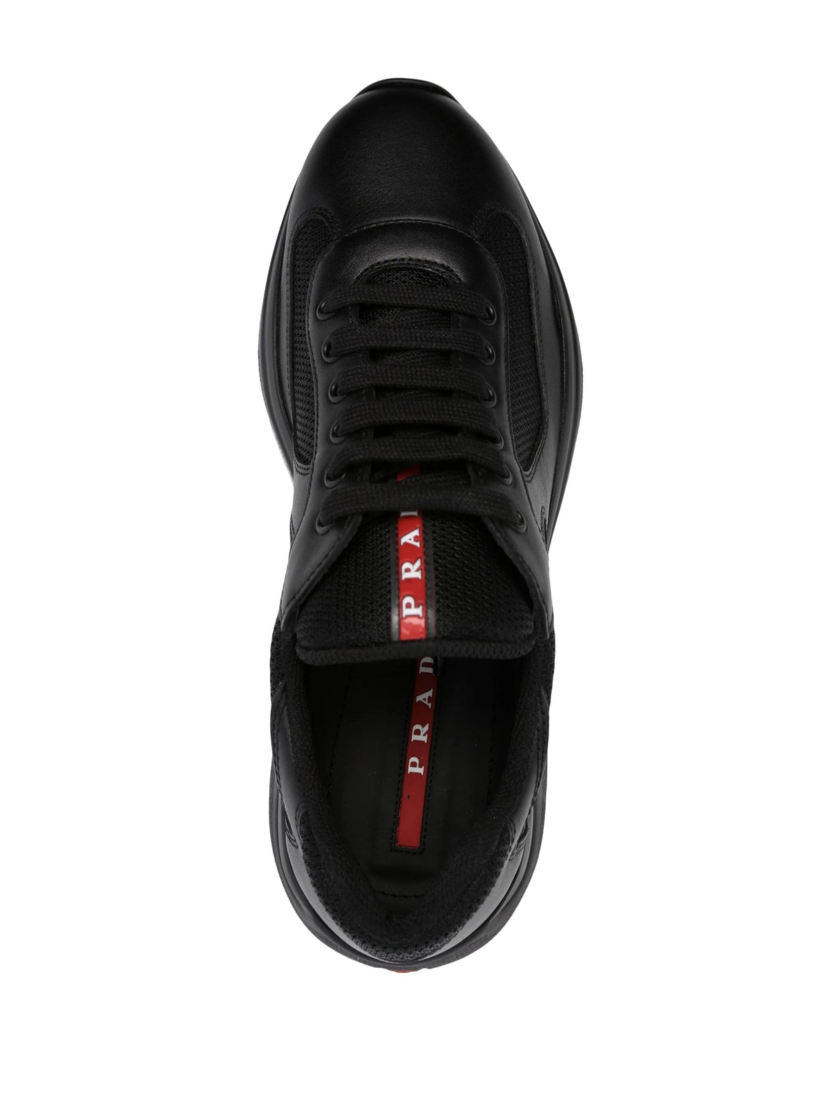 Black New America`S Cup Mesh Sneakers