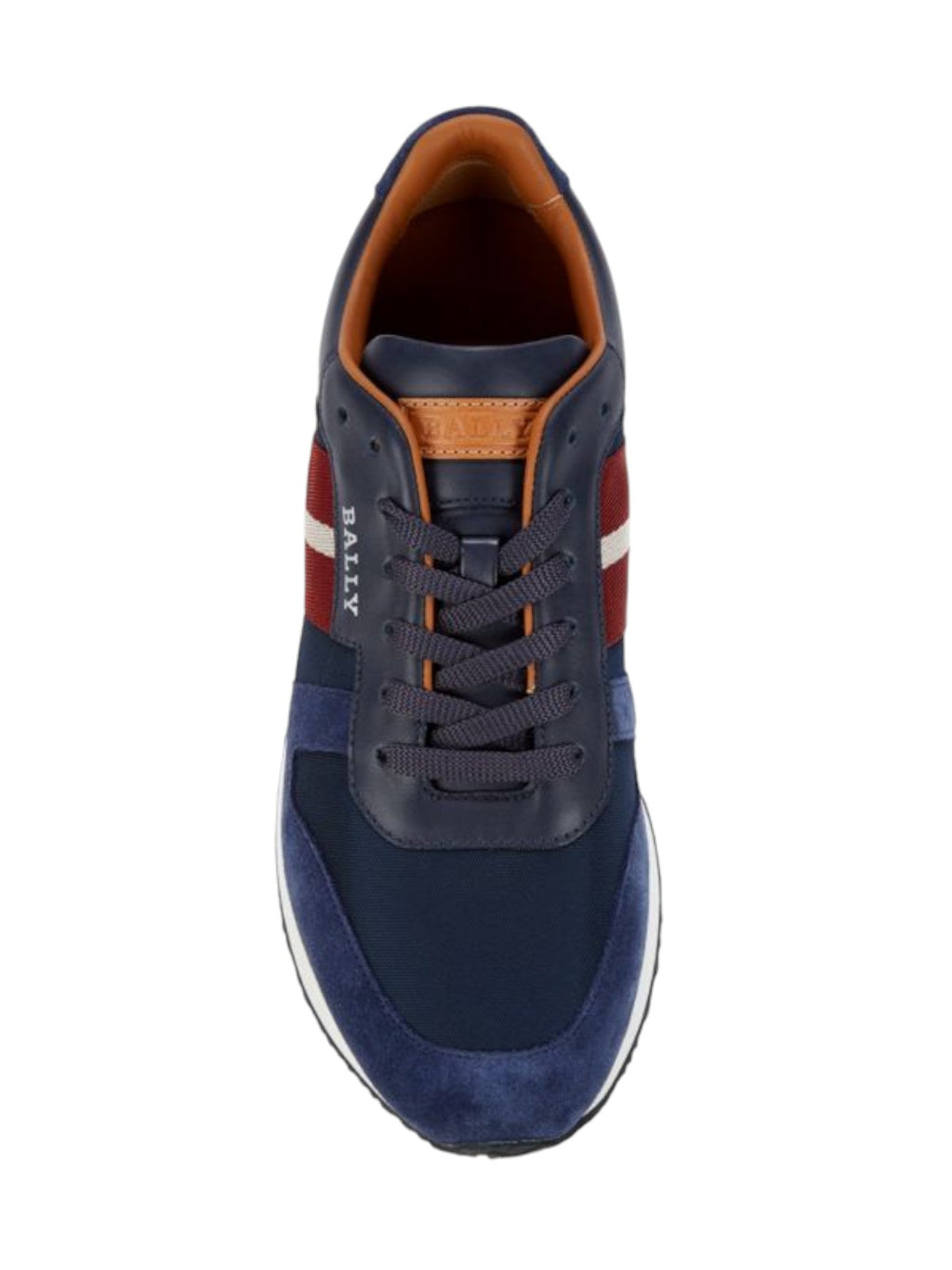 Bally Sprinter Men's 6238403 Blue Leather Suede Sneakers