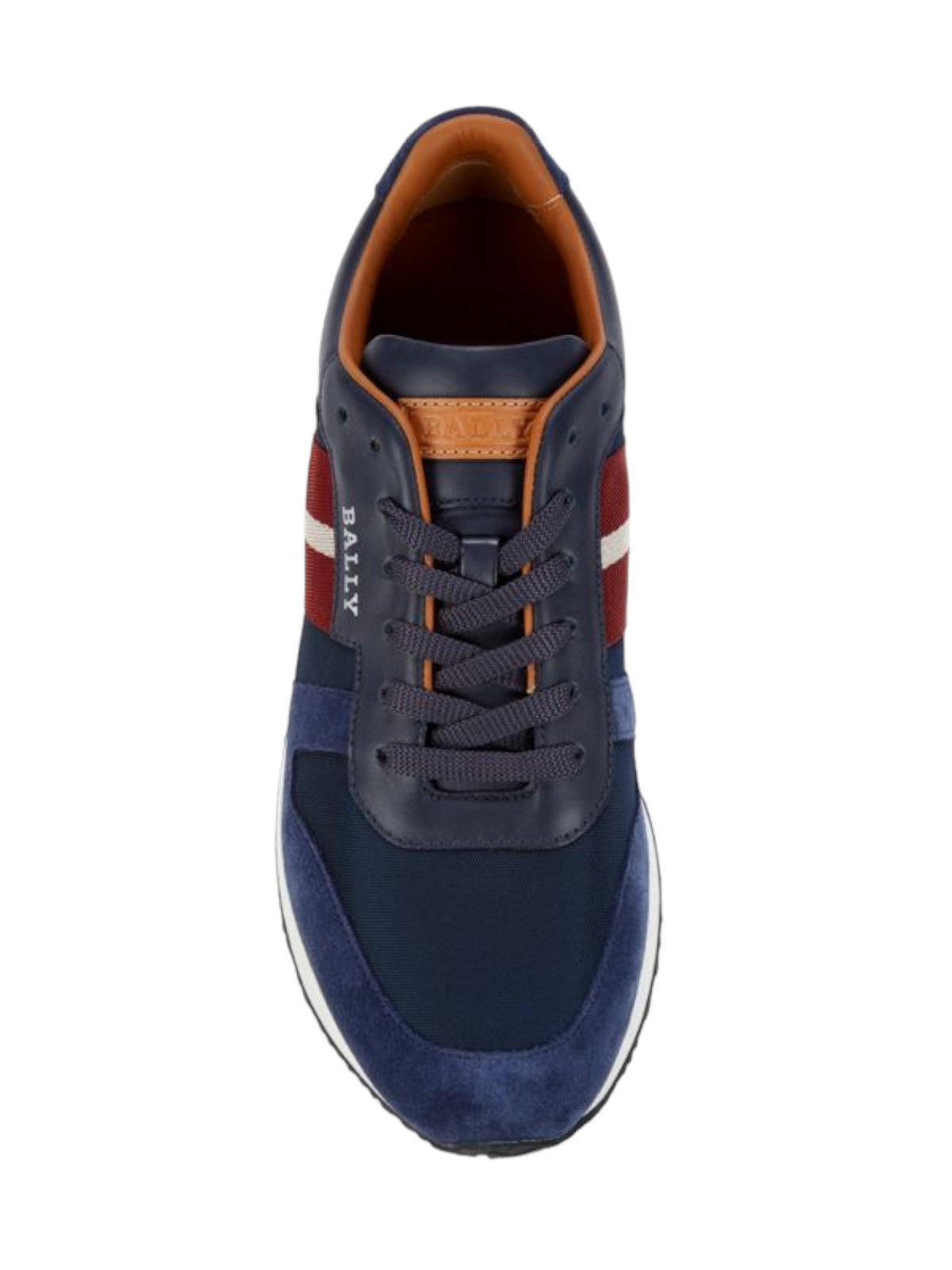 Bally Sprinter Men's 6238403 Blue Leather Suede Sneakers